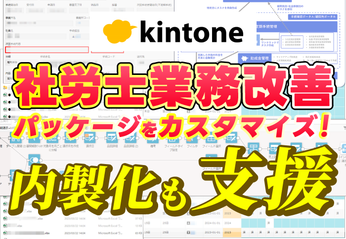 社労士業務改善パッケージをカスタマイズ！内製化も支援